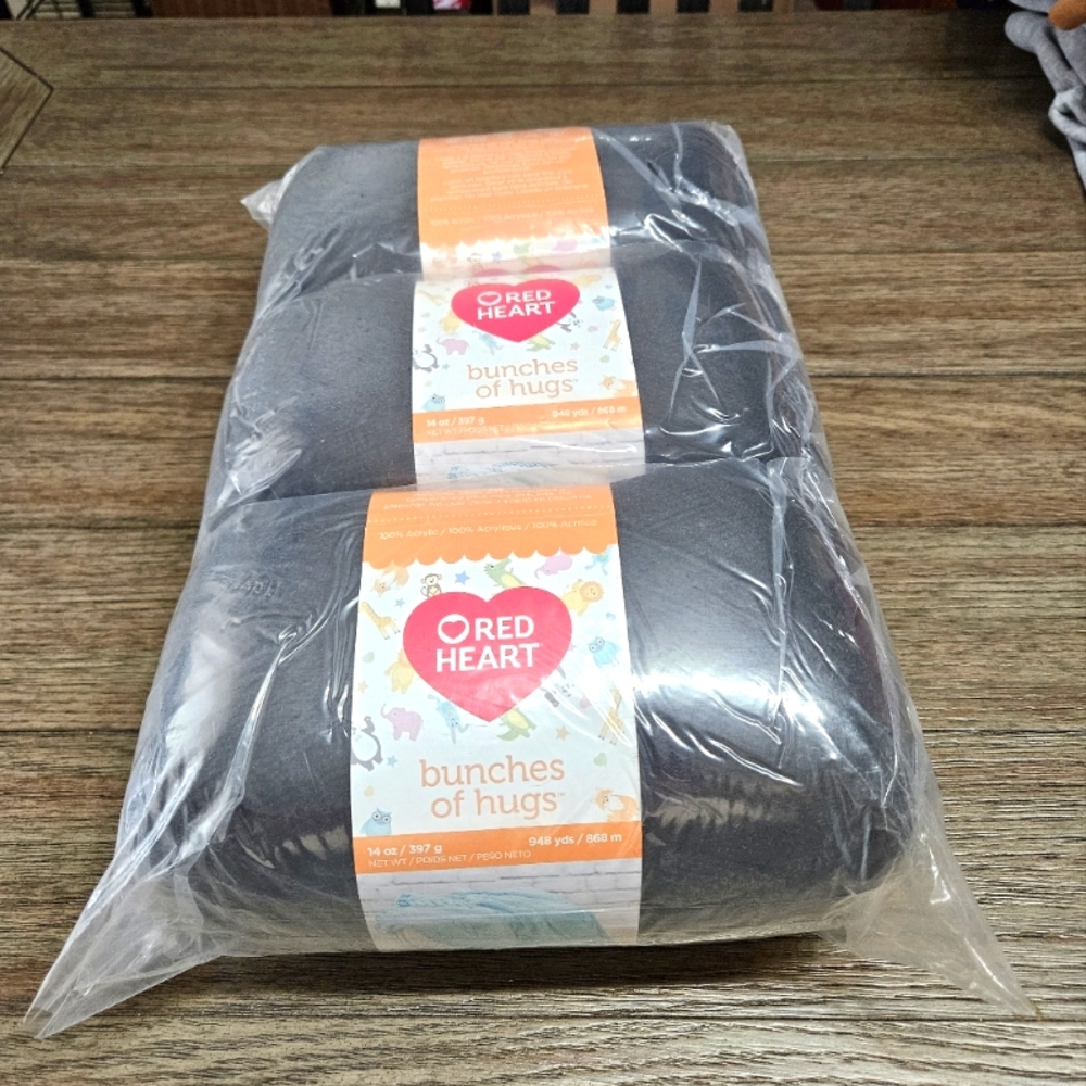 Red Heart Bunches of Hugs yarn